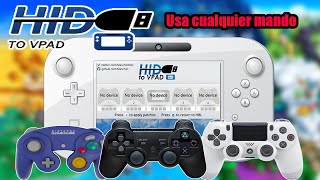 USA MANDOS DE PS4 PS3 GAMECUBE POR USB en tu NINTENDO WII U [upl. by Scoter]