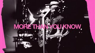 blink182  MORE THAN YOU KNOW Official Lyric Video [upl. by Antoni]