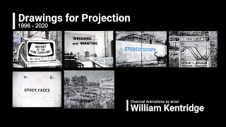 Extracts of 6 Charcoal Animations by artist William Kentridge HIGH RES 1996  2020 [upl. by Goodrich820]