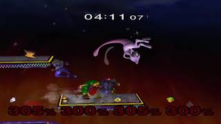 SSBM Super Sudden Death Vs Match 9 Mewtwo Strike Back [upl. by Maribelle]