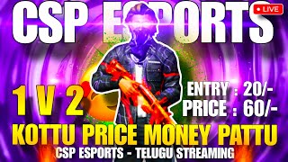 GIVEAWAY  Day 37 of streaming  CSP eSports live 🔥  Giveawaystream Freefire telugu giveaway [upl. by Gerge293]