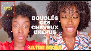 COMMENT BOUCLER SES CHEVEUX CRÉPUS ULTRA FACILE AFRO TO CURL TYPE 4B 4C MARIE KOKOO [upl. by Sirdna]