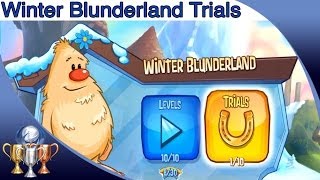 Peggle 2  All 10 Winter Blunderland Trials Walkthrough Bergs World  SSSSlide Achievement [upl. by Forcier116]