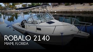 SOLD Used 1996 Robalo 2140 Walkaround in Miami Florida [upl. by Wendin]