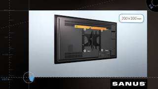 How To Install Your SANUS VST4 TV Mount [upl. by Adnirolc563]