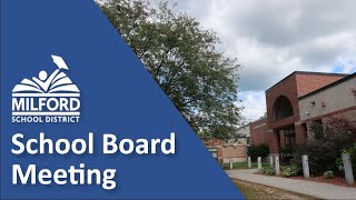 Milford School District ReOpening Presentation  July 29 2020 [upl. by Longfellow498]