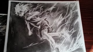 Drawing Killua Zoldyck God Speed Mode  Hunter x Hunter 2011 [upl. by Ettenoj]