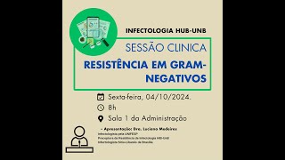 Sessão Clínica INFECTO HUB  Resistência em Gramnegativos [upl. by Sherry]