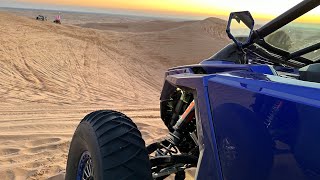 Glamis Presidents Day 2024 part 1 minor accident on Sunset Hill [upl. by Silverts]