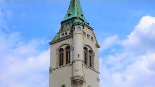 Schwaz Tirol Geläute der Stadtpfarrkirche Mariä Himmelfahrt [upl. by Dick]