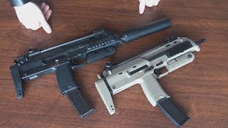 Airsoft Unboxing the MP7A1 Tan GBB Tokyo Marui [upl. by Aerdnaz]