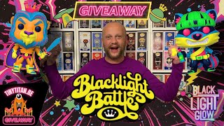 FUNKO POP REVIEW  Top 5  Blacklight Pops  Funko Blacklight Battle  Giveaway Alert [upl. by Haze338]