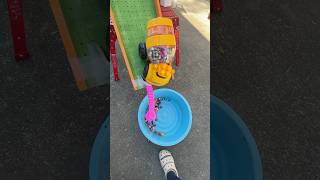 Marble Run☆Handmade wooden ramp amp HABA  yellow circular ramp amp tanker truck ④ asmr [upl. by Euqnomod]