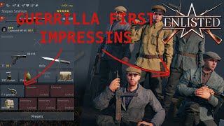 ENLISTED Guerrillas First Impressions [upl. by Pope295]