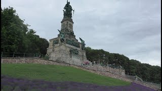 Niederwalddenkmal bei Rüdesheim [upl. by Aihsekat]