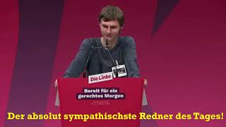 Der absolut sypathischste Redner beim Parteitag Die LINKE [upl. by Nynnahs689]