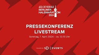 GENERALI BERLINER HALBMARATHON 2024 PostRace Press Conference [upl. by Eiramannod]