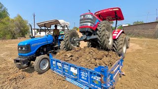 Power Test of All Tractor without Tyres in Loaded Trolley Mahindra Arjun Sonalika John Deere Eicher [upl. by Weinberg]