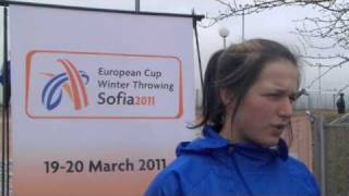 Liina Laasma EST after javelin U23 [upl. by Grefer]