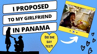 I proposed to my girlfriend in Panama Flying back to Jamaica engaged [upl. by Alleira]