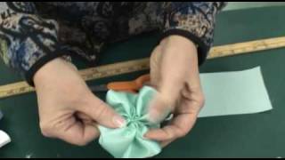 How to make a Ribbon Rose [upl. by Perl]