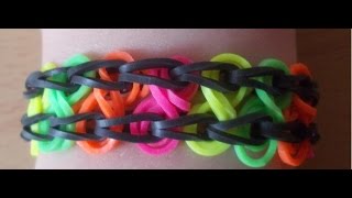 Loom Bands Anleitung deutsch  Schleifen Armband  Rubber Bandz Bracelet Tutorial [upl. by Teplitz]