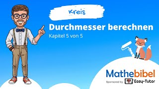 Kreis ► Durchmesser berechnen aus Kreisausschnitt und Mittelpunktswinkel [upl. by Nithsa]