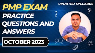 PMP Exam Questions 2023 Oct and Answers Practice Session  PMP Exam Prep  PMP for Project Manager [upl. by Ylurt]