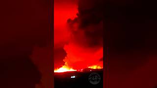 Surreal Volcano Eruption Caught on Camera before Landing 🌋 Natures Fiery Display First Eruption 💥 [upl. by Nnorahs373]