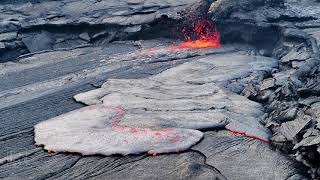 Erta Ale Fissure Eruption 07012018 [upl. by Muhammad]