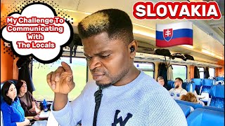 Communication Problem In SLOVAKIA Train Trip 🇸🇰😂 [upl. by Clayborn]