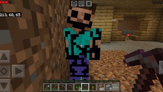 Surviving A Herobrine In Minecraft Survival [upl. by Iover422]