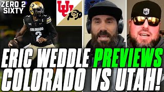 Eric Weddle PREVIEWS Colorado vs Utah [upl. by Tayler55]