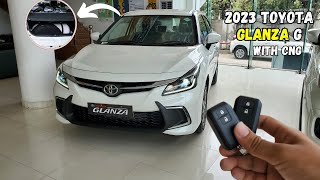 2023 Toyota Glanza G with CNG Kit👌 Feature Milage On Road Price of Glanza [upl. by Nomzaj]