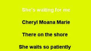 CHERYL MOANA MARIE KARAOKE [upl. by Nikki]