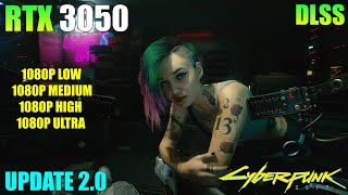 Cyberpunk 2077 Update 20  RTX 3050 Laptop  1080P All Settings [upl. by Ahsercul]