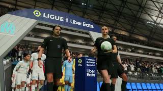 Gameplay FC 24  Olympique de Marseille  FC Nantes  Ligue 1 Uber Eats  20232024 [upl. by Okiek196]