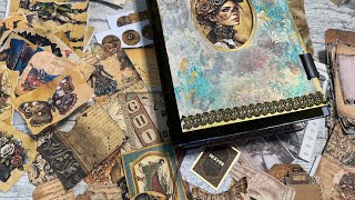 Steampunk lapbook journal Dark Days tattytreasure [upl. by Arissa992]