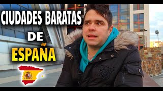 Las CIUDADES MAS BARATAS de España para VIVIR [upl. by Swords]