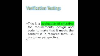 Verification Testing  Testing  Tutorial  Testing Labs A to Z Shorts2 [upl. by Enived419]