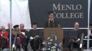 Valedictorian Will Ireton Commencement 2012 Speech at Menlo College [upl. by Lamdin624]