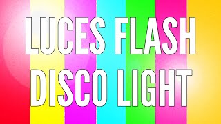 🕺🏾LUCES FLASH  💥DISCO LIGHT Simulador Led  10 HORAS Ambiente de Fiesta ✨ [upl. by Terrell]