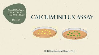 Calcium influx assay  CBMP  Part 43 [upl. by Earehs592]