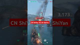 CN ShiYan VS CN ShiYan  Modern warships Shorts [upl. by Eleonore]