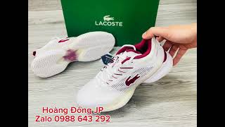 Giày tennis chính hãng  review Giày Tennis Pickleball Lacoste Nam AGLT23 Ultra [upl. by Lesnah]