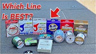 Mono Vs Braid  Fishing Line Strength Test fishing bassfishing camping fishingknot bass fish [upl. by Ennadroj]