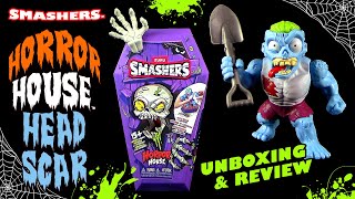 Zuru ® Smashers  Horror House  Blauer Zombie Head Scar  Unboxing amp Review  WOW [upl. by Acireed106]