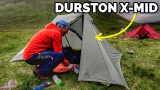 The DURSTON XMID 1 My New Backpacking Tent [upl. by Ahto]