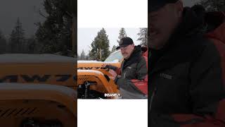 What would you do with a 700HP helltraxxd Jeep in the snow [upl. by Hyps]