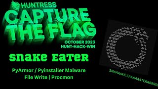 PyArmor Malware Snake Eater Walkthrough  Huntress Capture The Flag 2023 [upl. by Anissa]